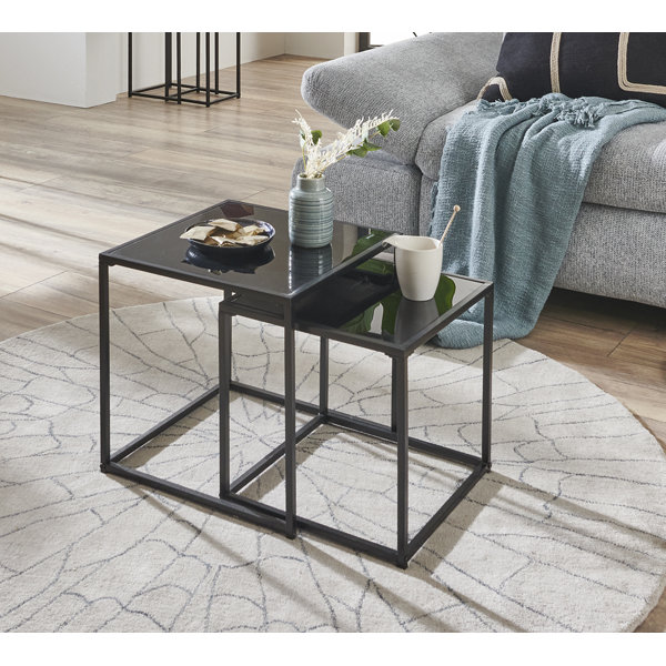 ModernMoments 2 Satztische Krystsina Aus Glas Wayfair De